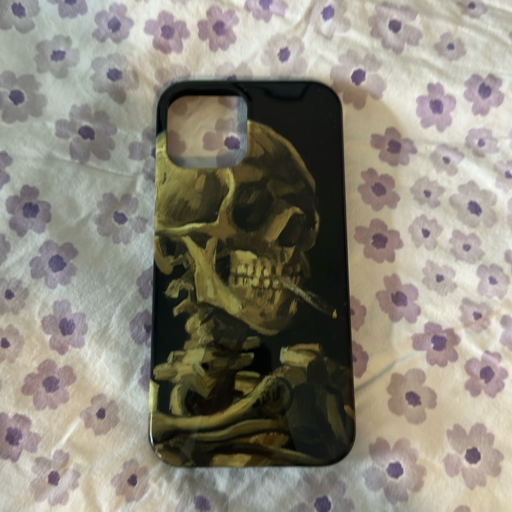 Casely Van Gogh Collection Skeleton Iphone 12 Case